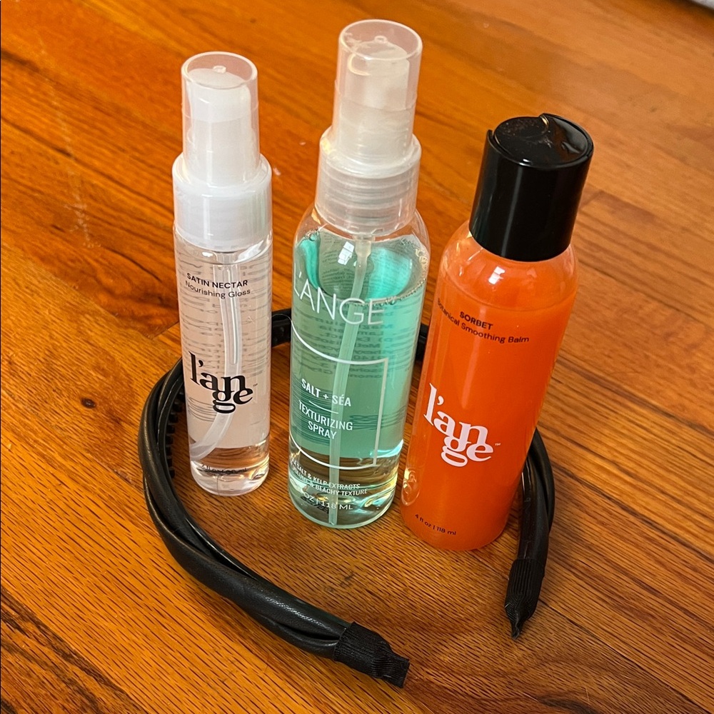 L'ange Hair Care Set with Black Head Band